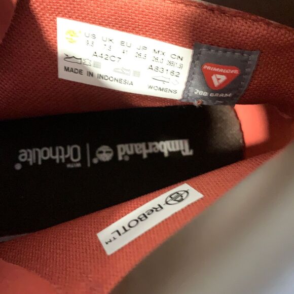 Women's 9.5 Timberland Stone Street 6-Inch Waterproof Platform Boot Lace-Up - Picture 9 of 11